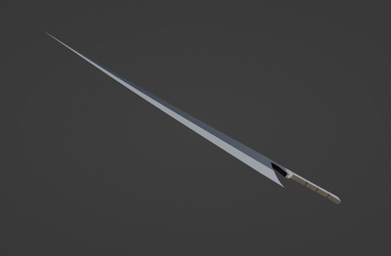 Zangetsu Sword - Bleach 3D model_3