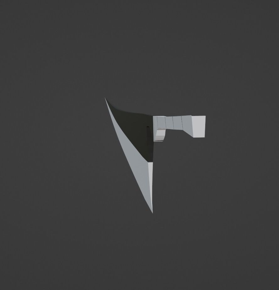 Zangetsu Sword - Bleach 3D model_1