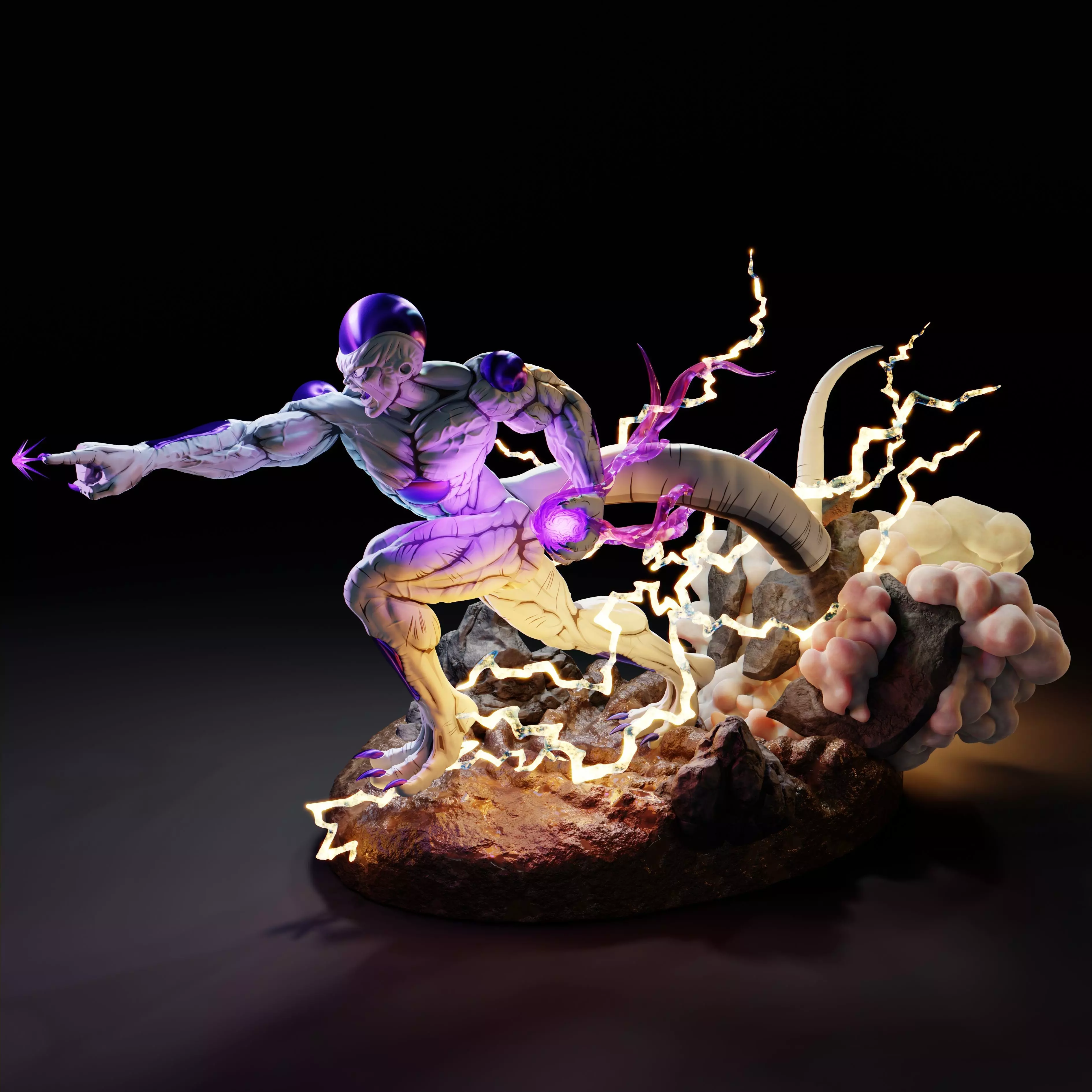 Dragon Ball Z Frieza figure 3D print model_0