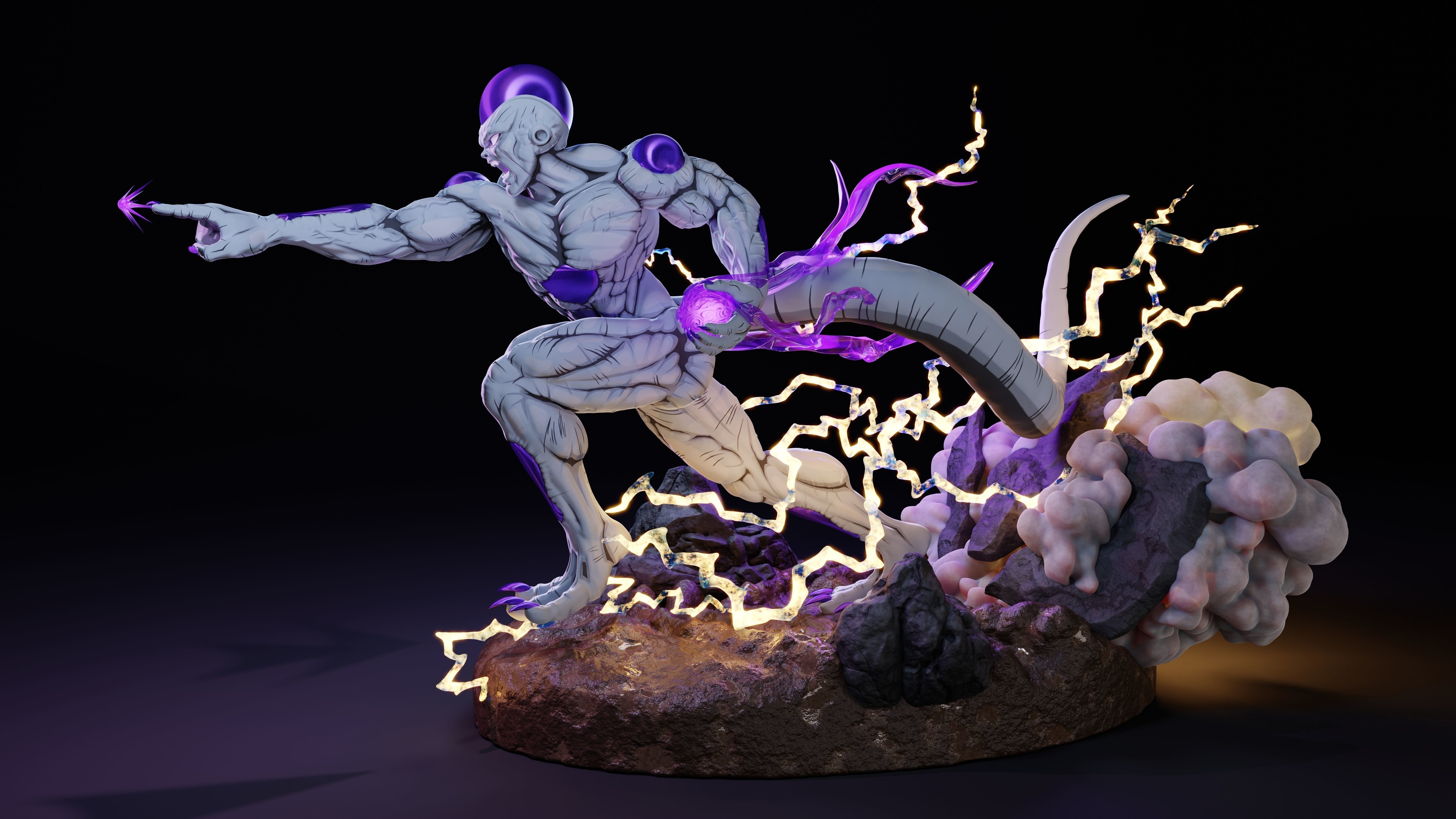 Dragon Ball Z Frieza figure 3D print model_1