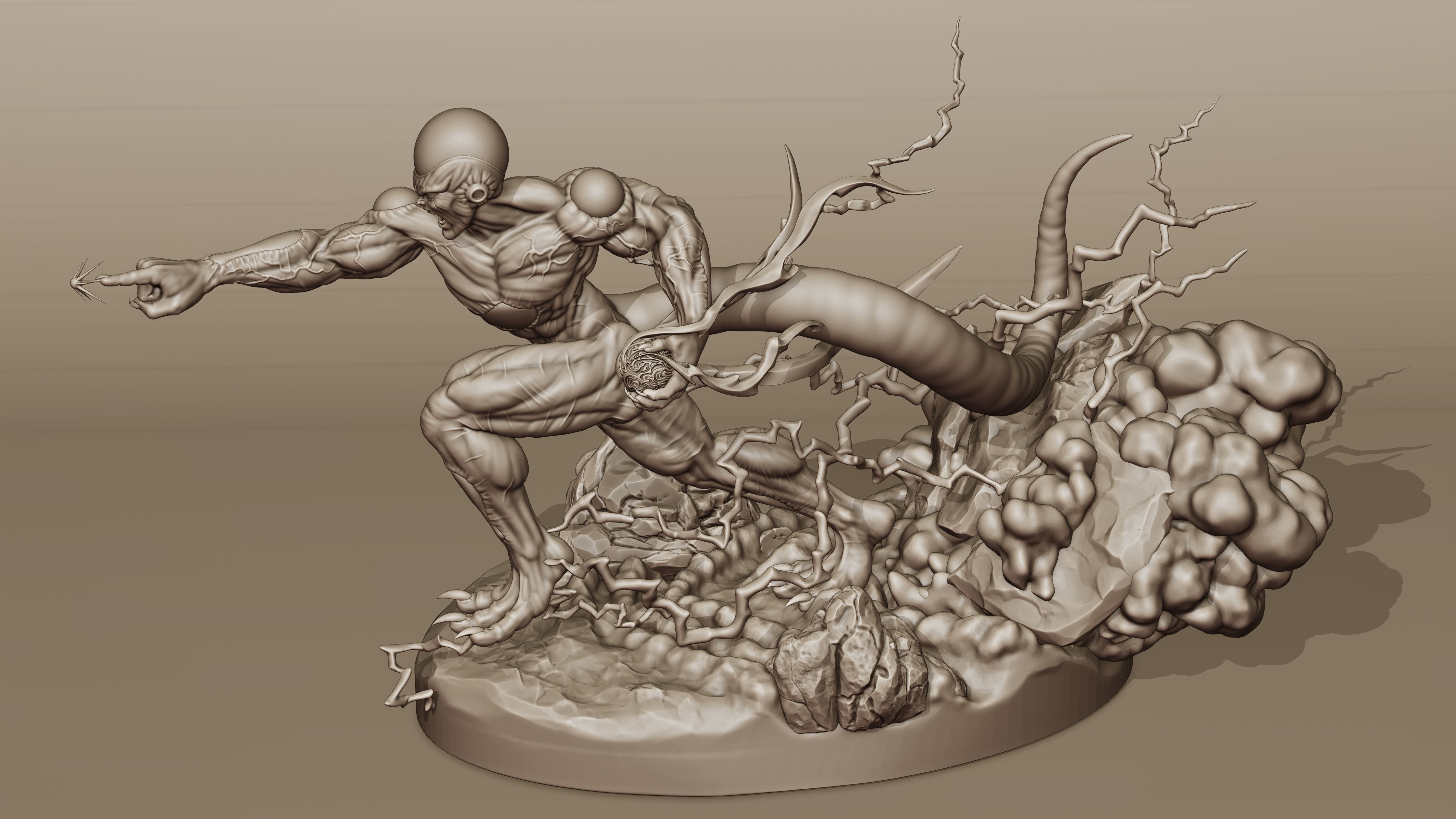 Dragon Ball Z Frieza figure 3D print model_2