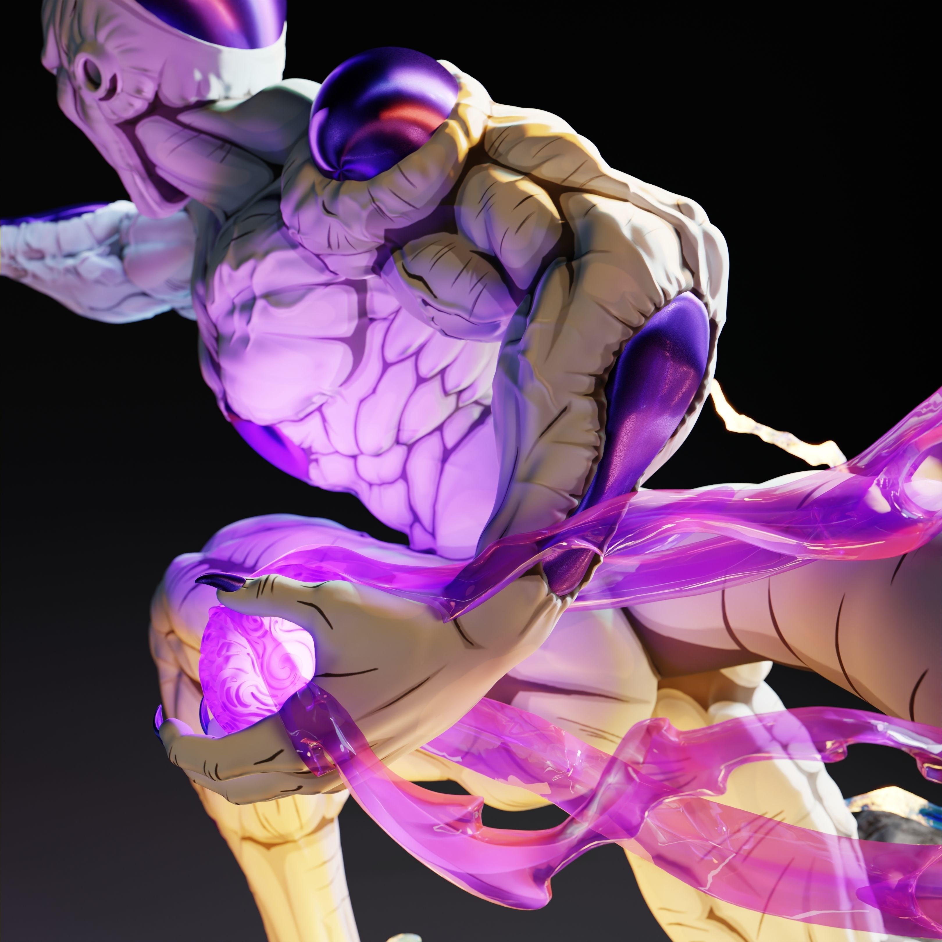 Dragon Ball Z Frieza figure 3D print model_8