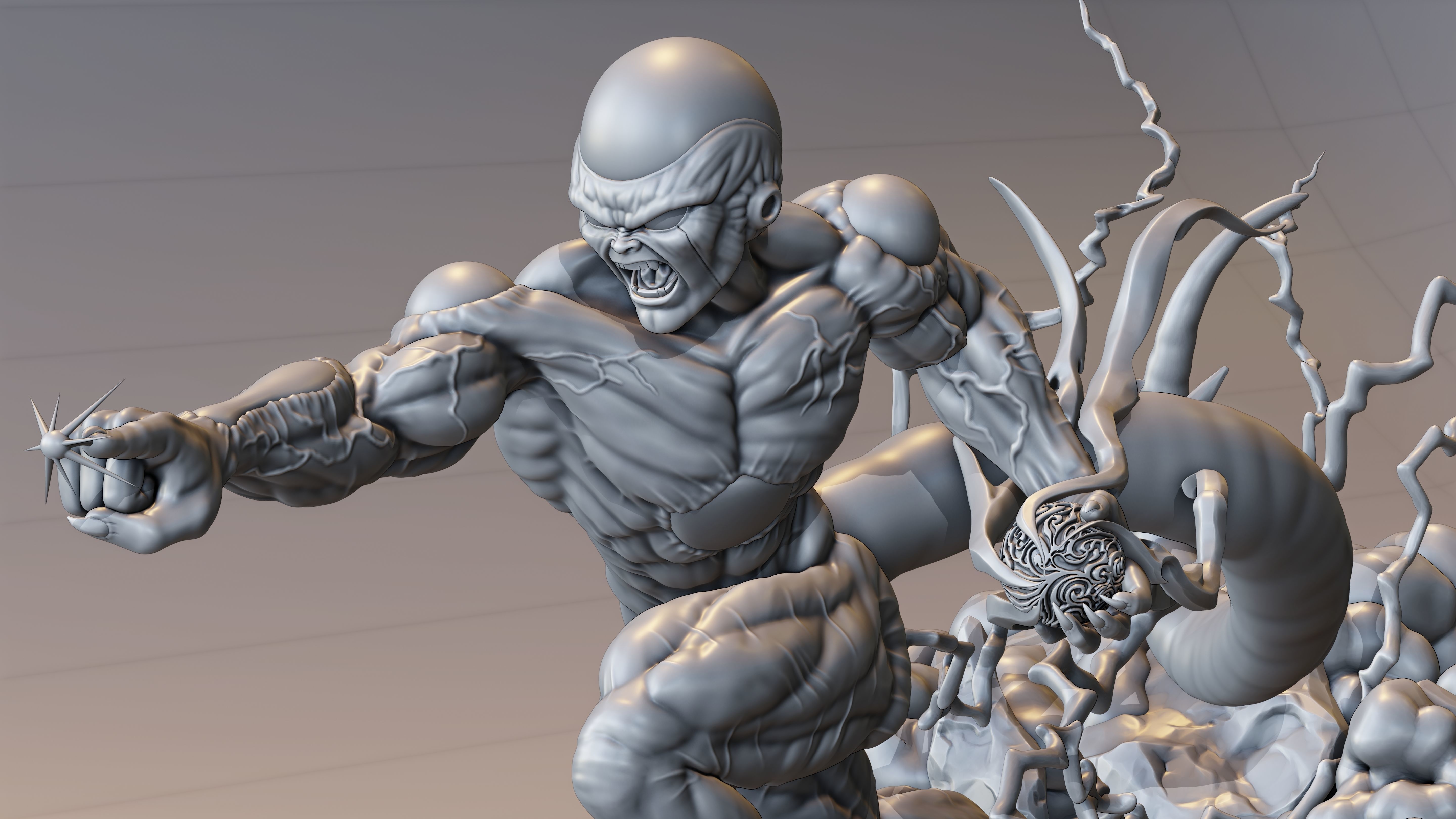 Dragon Ball Z Frieza figure 3D print model_7