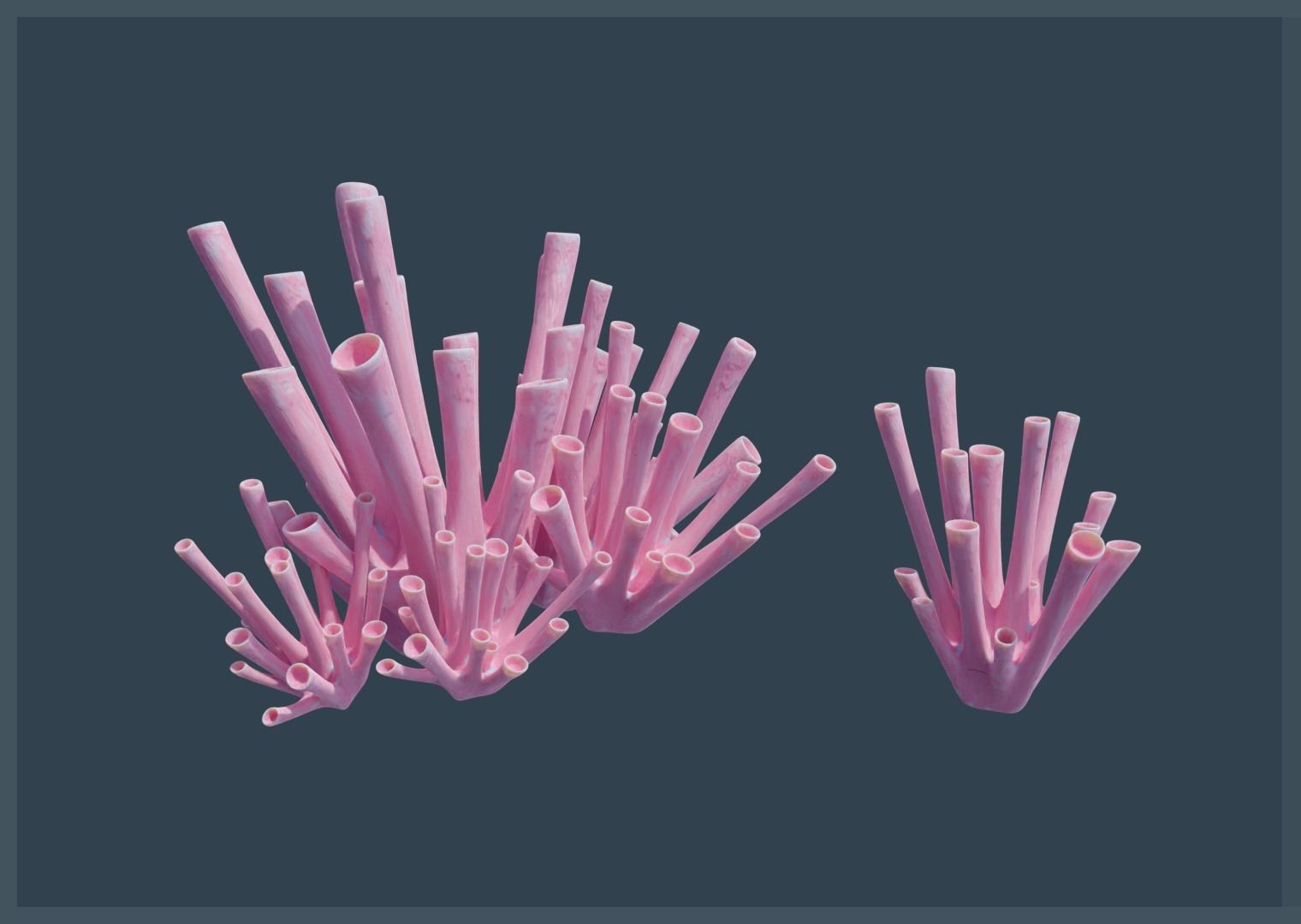 Lowpoly Coral Pack Low-poly 3D model_7
