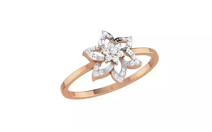 Women Diamond Ring 3dm stl render details 3D print model