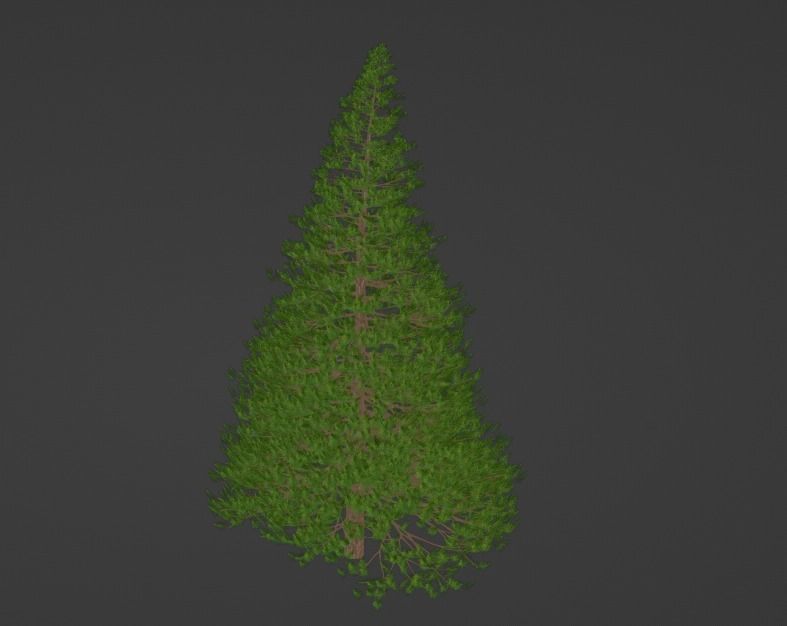 Christmas Tree Decorated 3D model_6
