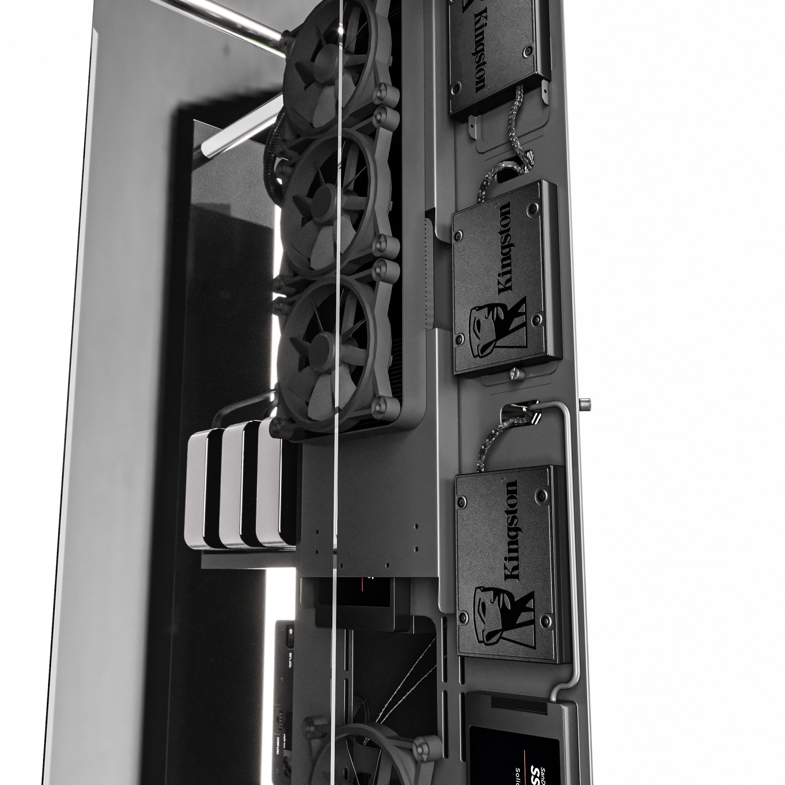 Gaming Pc 2 Low-poly 3D model_10