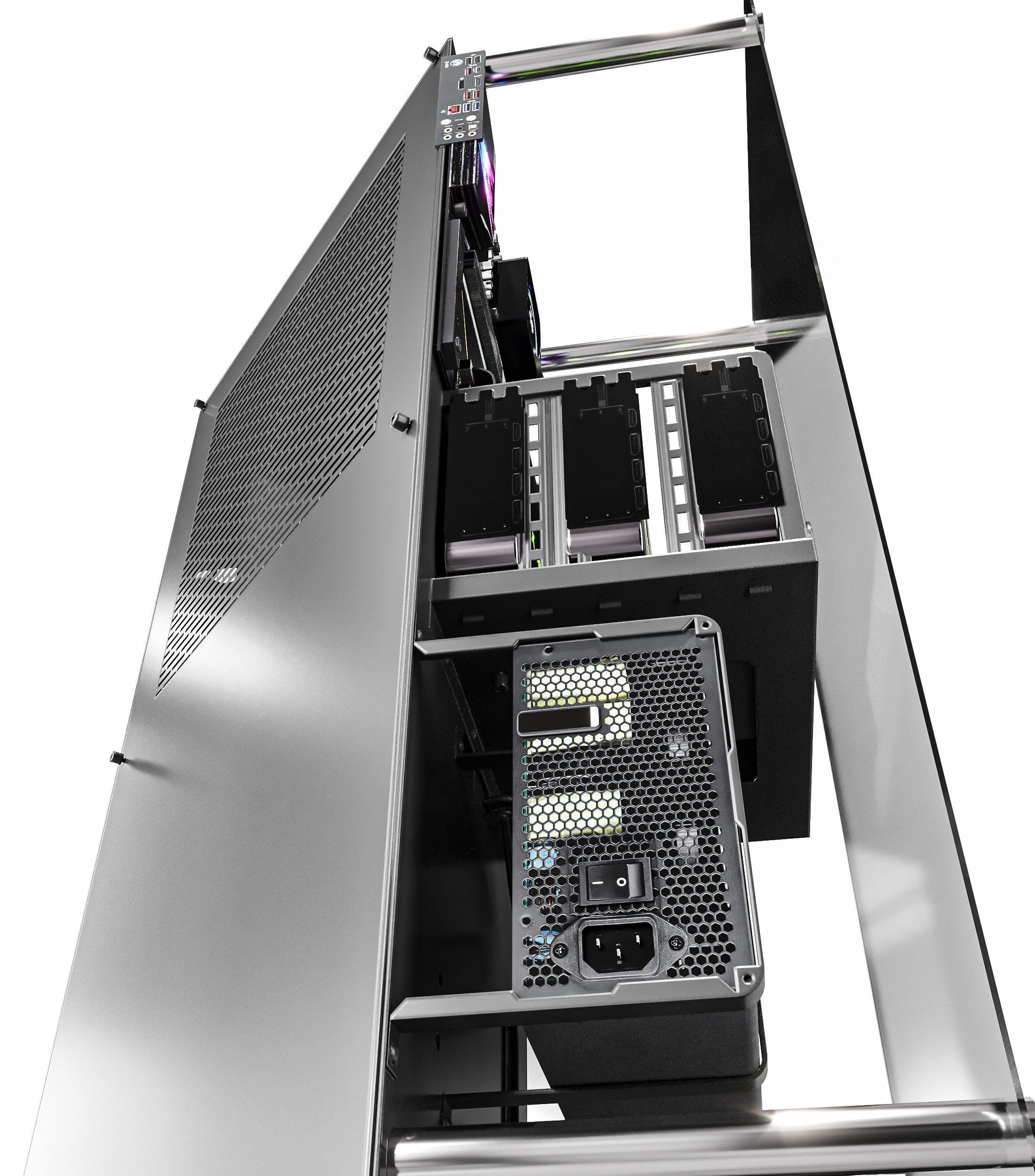 Gaming Pc 2 Low-poly 3D model_9