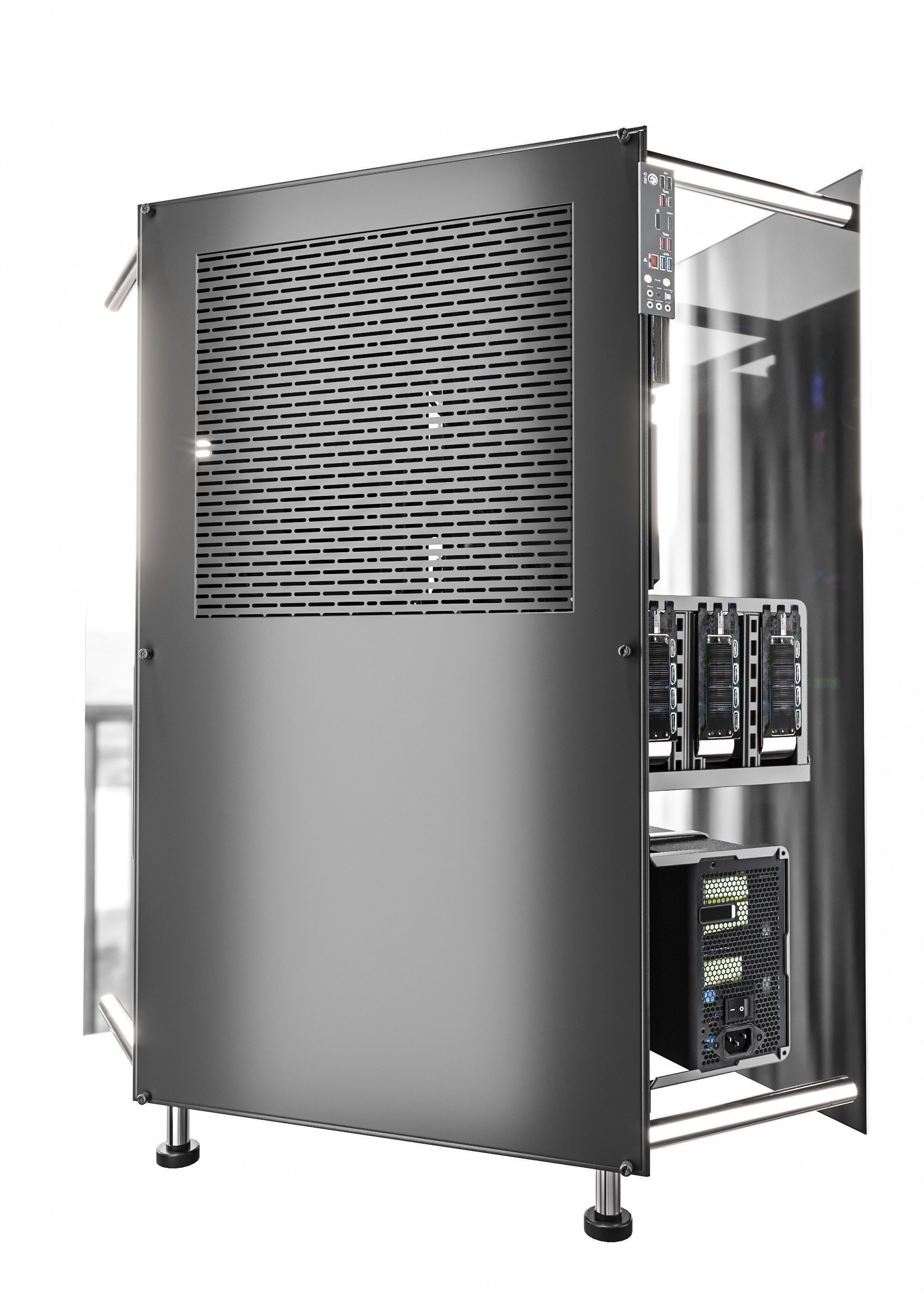 Gaming Pc 2 Low-poly 3D model_8