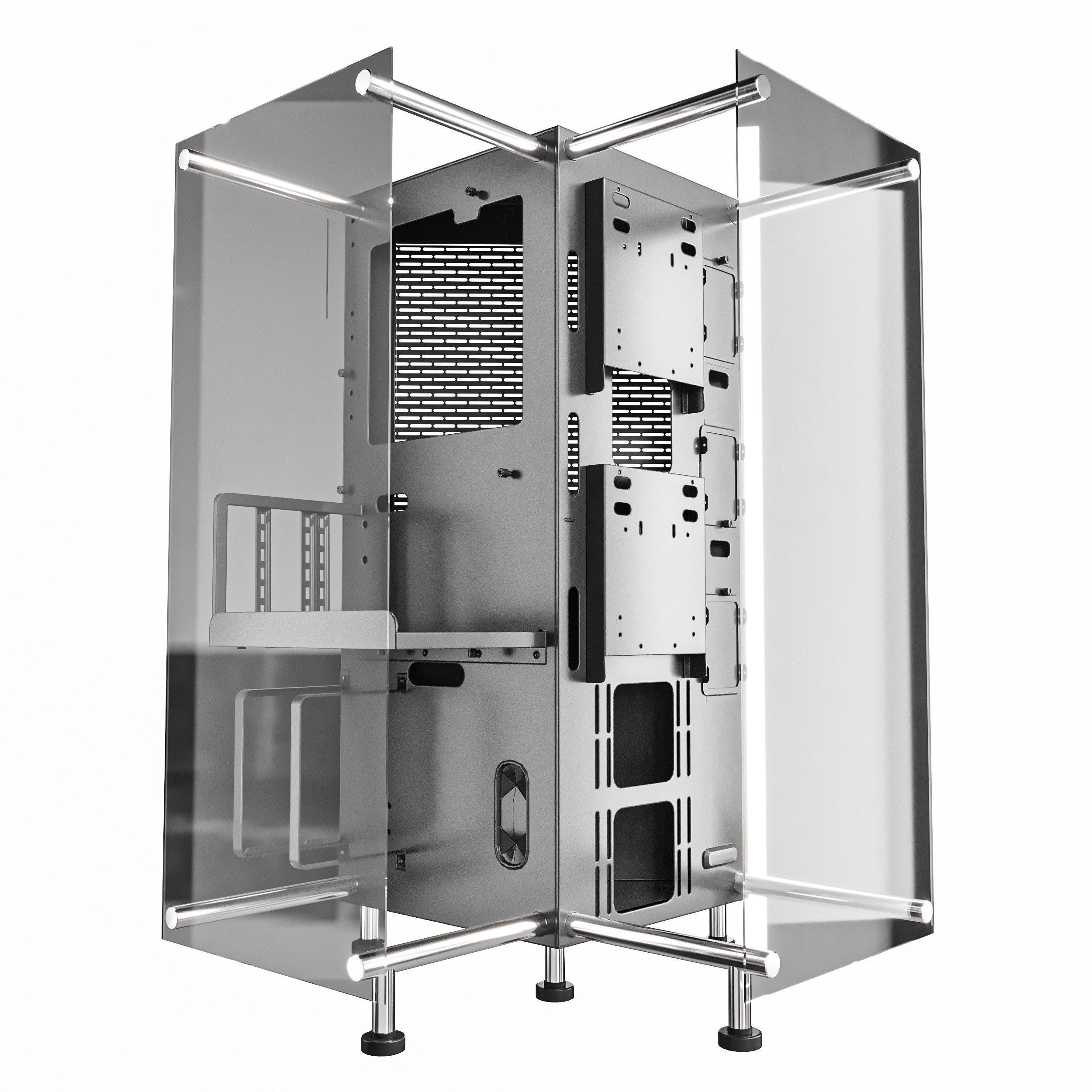 Gaming Pc 2 Low-poly 3D model_13