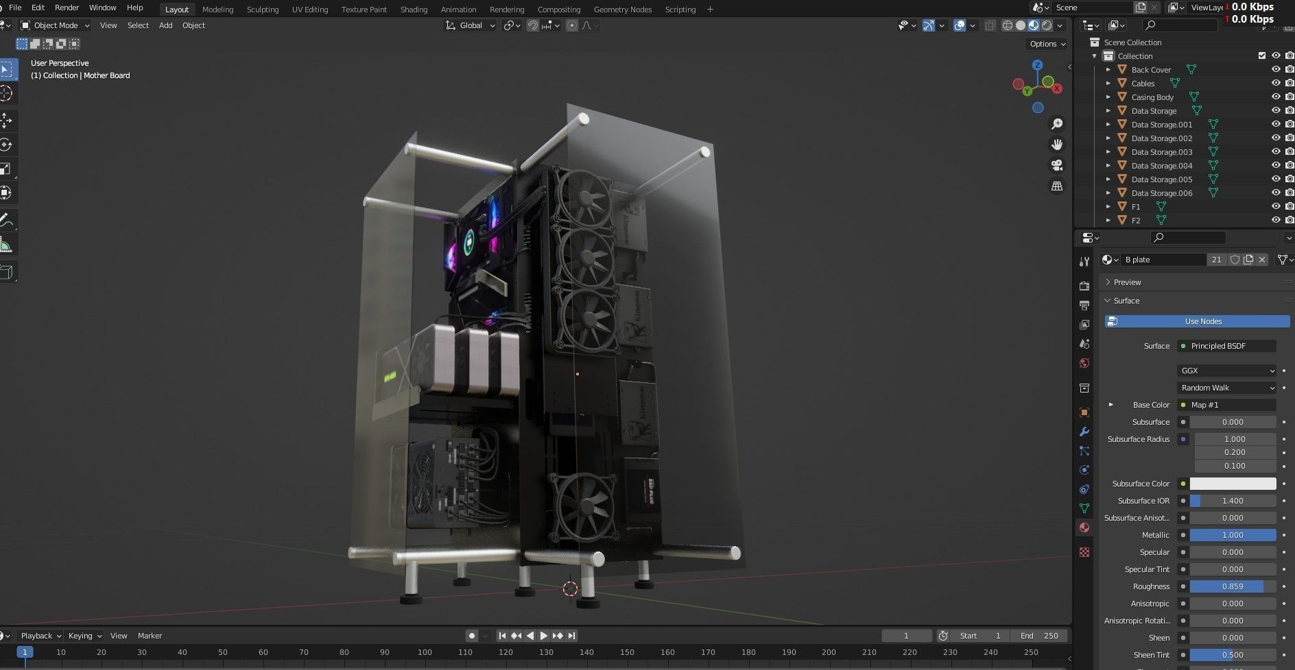 Gaming Pc 2 Low-poly 3D model_17