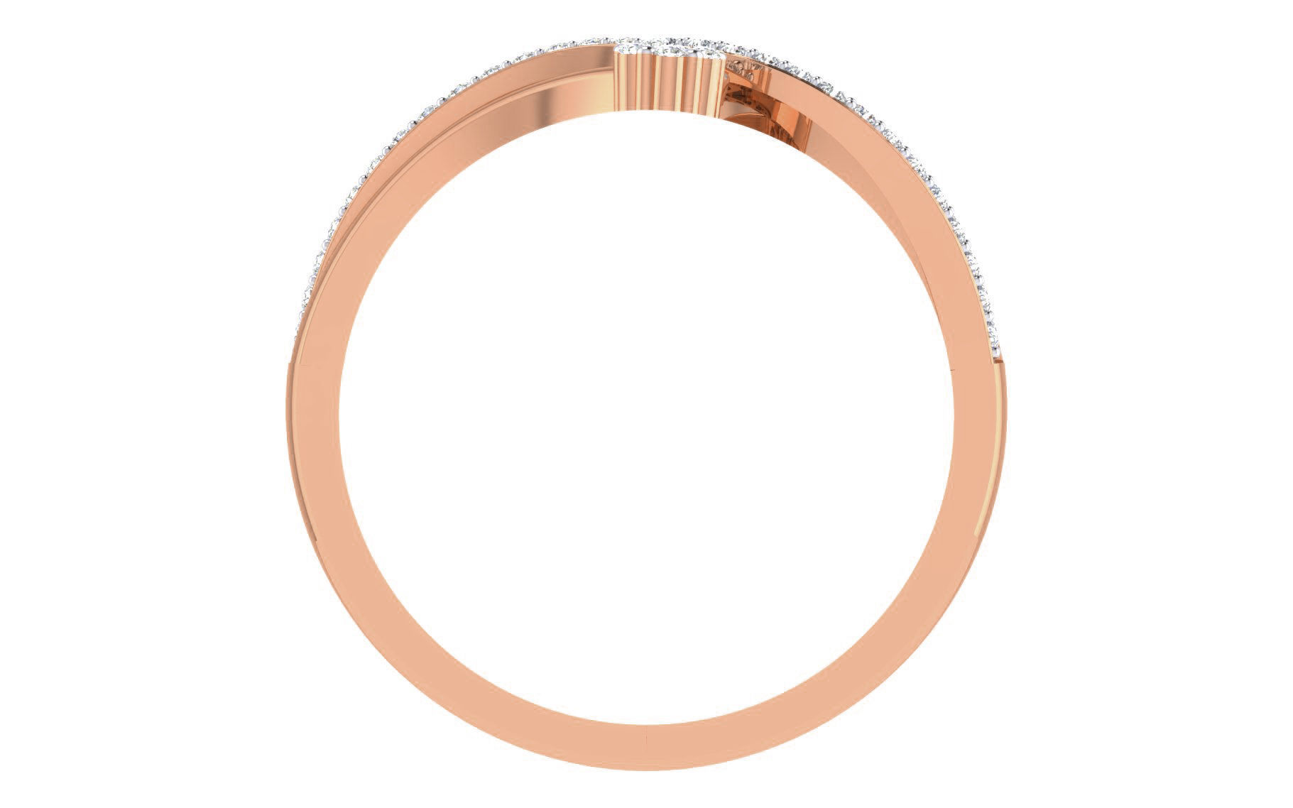 Women Diamond Ring 3dm stl render details 3D print model_2