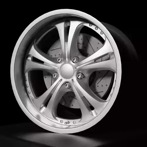 Kranze Cerberus II - Wheels - Game Ready Low-poly 3D model