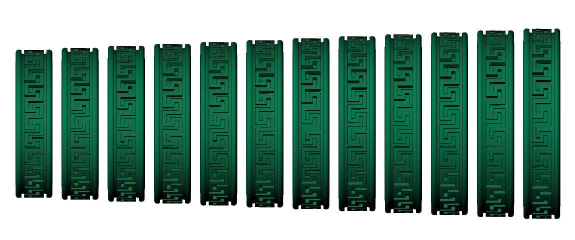 Ring with ornament 3D print model_8