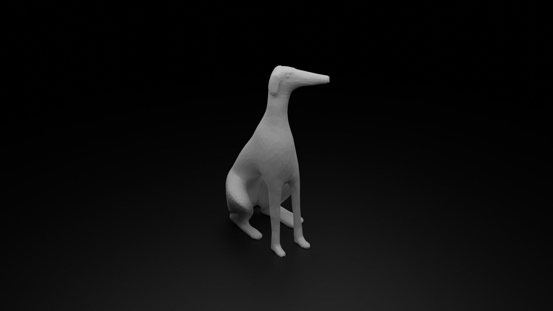 Dog Statue for 3D Printing 3D print model_2