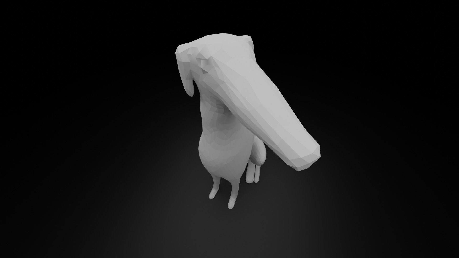 Dog Statue for 3D Printing 3D print model_3