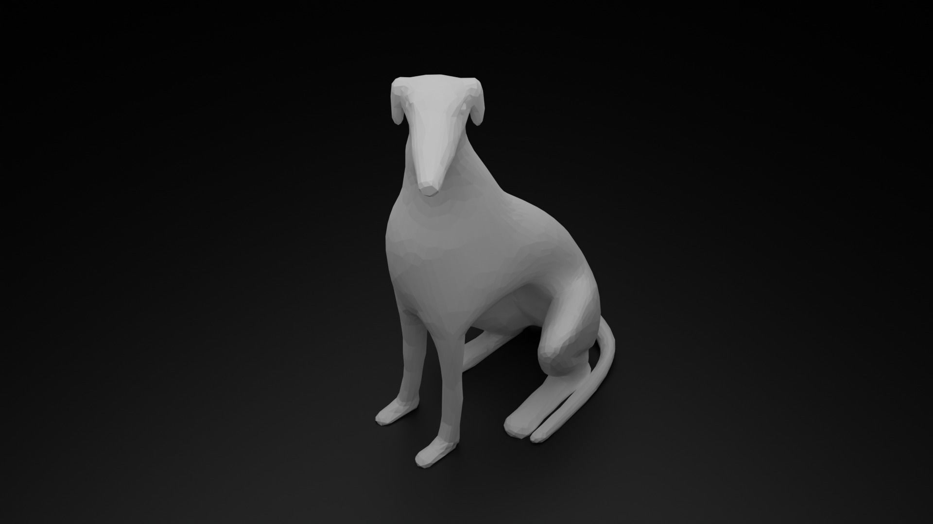 Dog Statue for 3D Printing 3D print model_1
