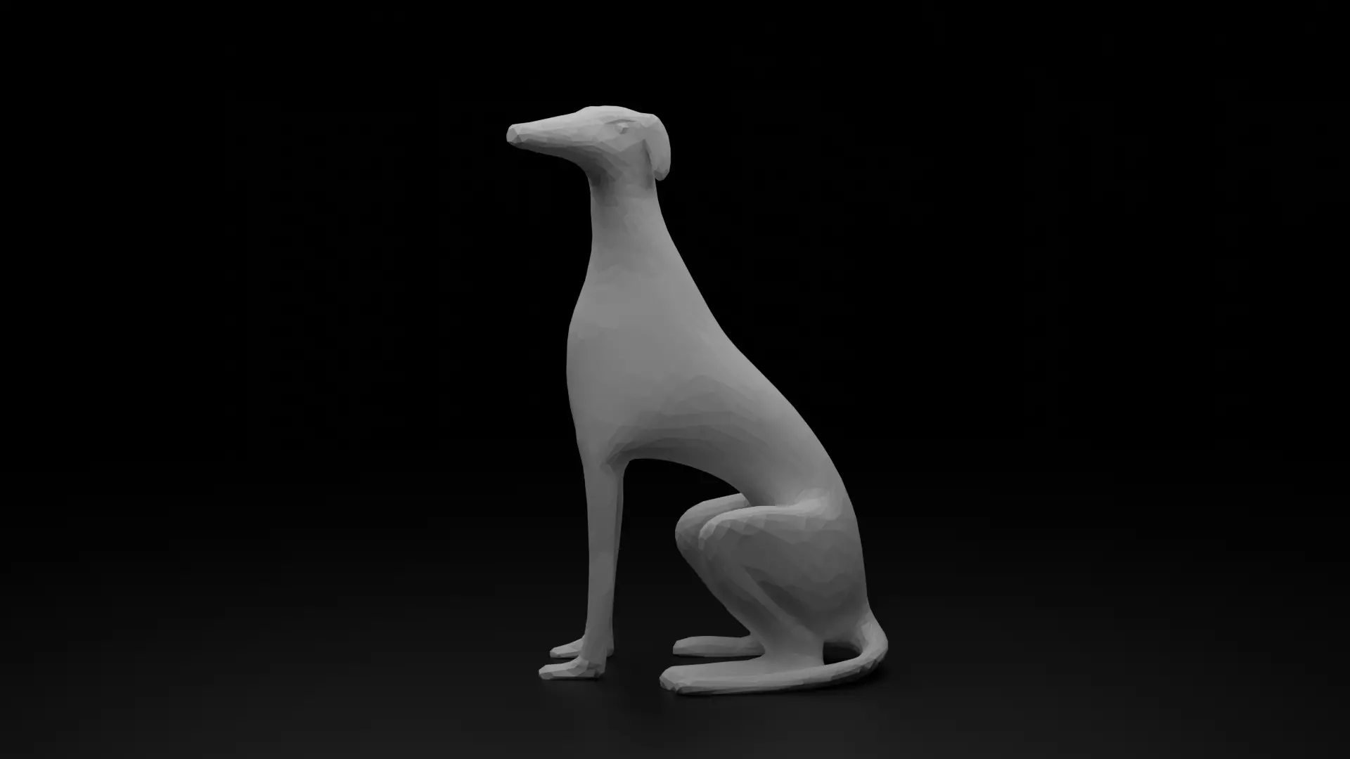Dog Statue for 3D Printing 3D print model_0