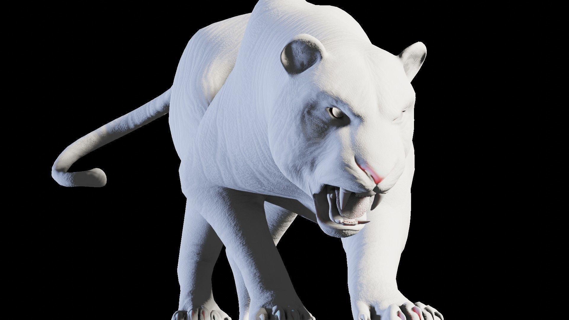 Tiger 3D Realistic Model  3D model_11