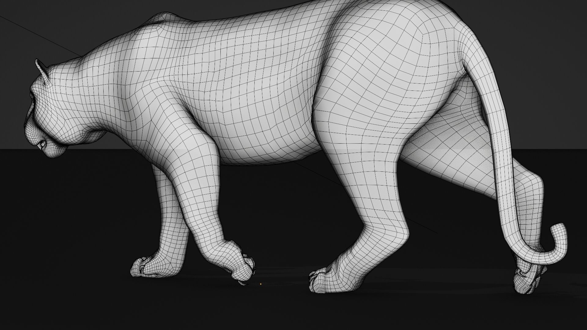 Tiger 3D Realistic Model  3D model_8