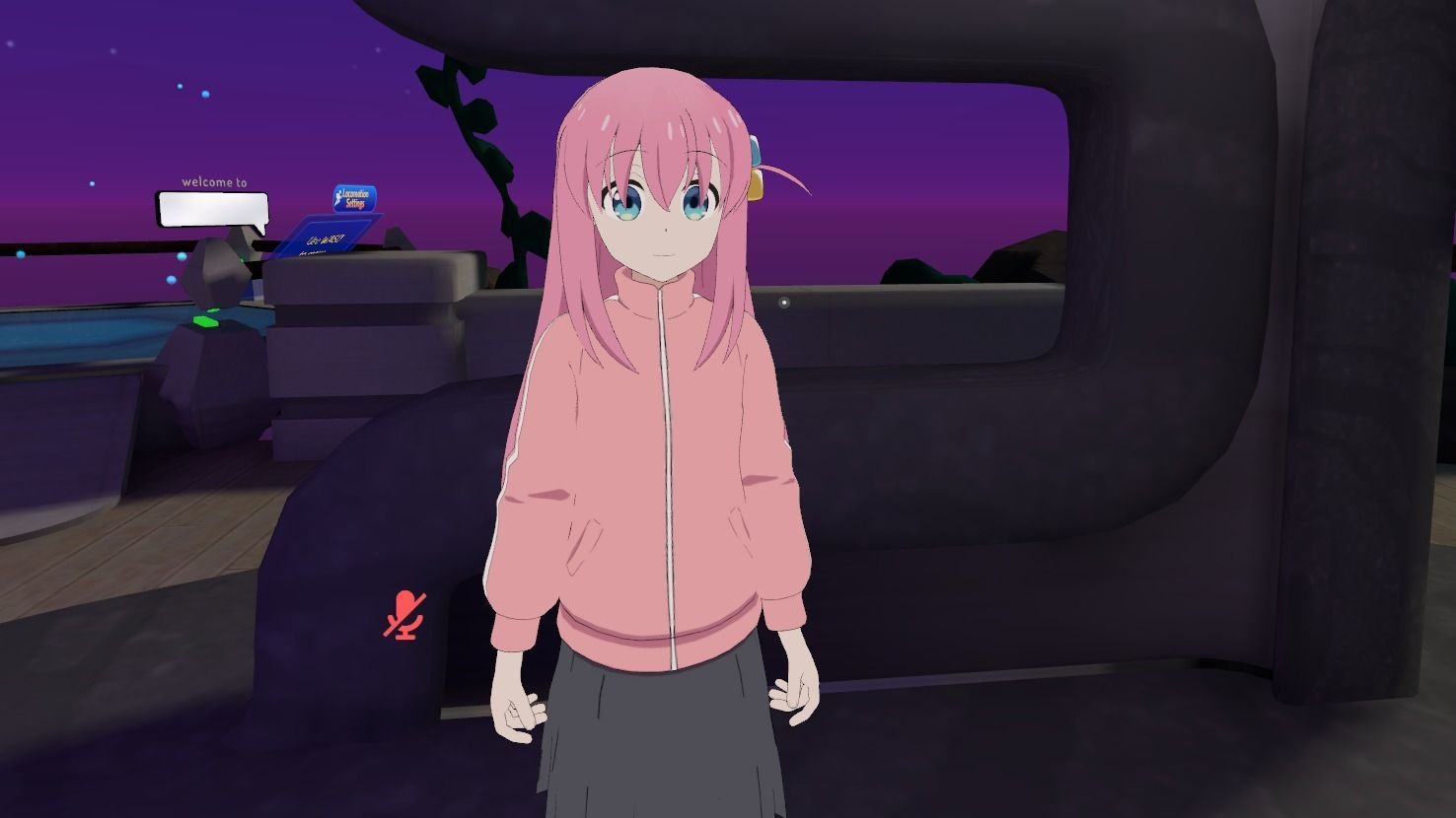 Bocchi the Rock VRChat Avatar 3D model_8
