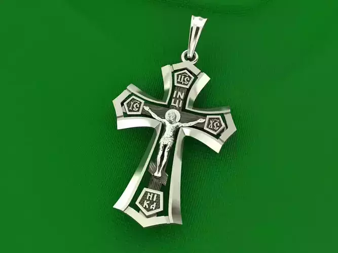cross jesus on pendant