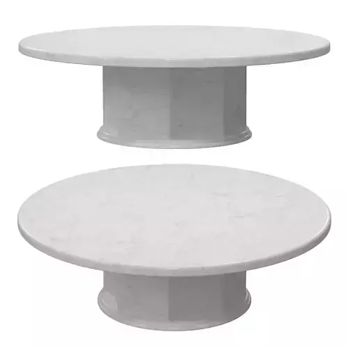 Marble round dining table