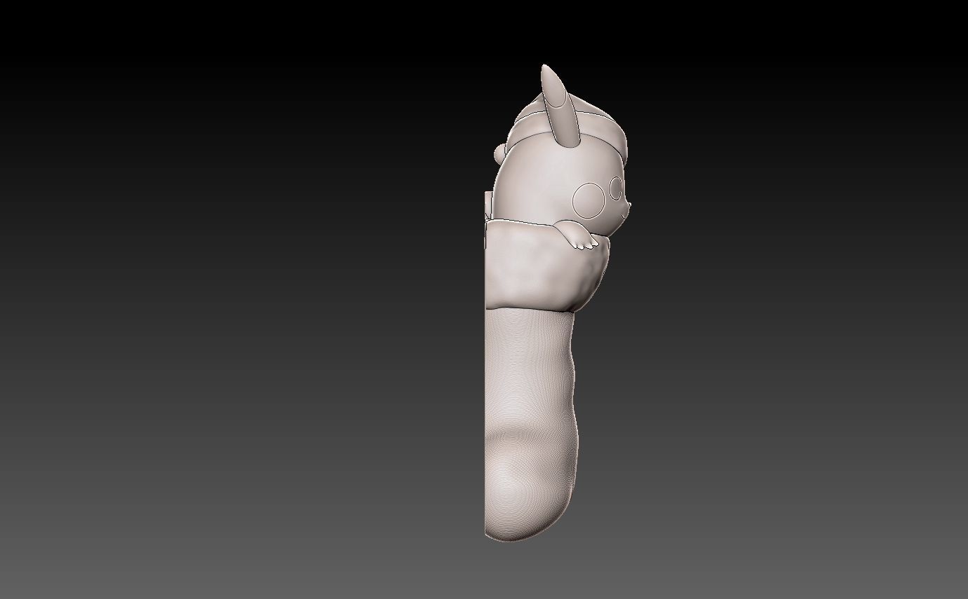 Pokemon pikachu Christmas Stocking 3D print model_5