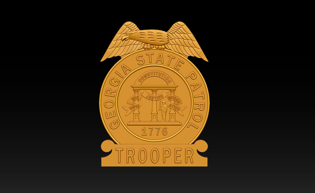 Collection of legal badges 3D print model_18