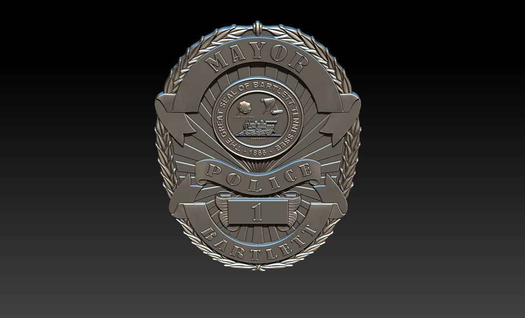 Collection of legal badges 3D print model_67