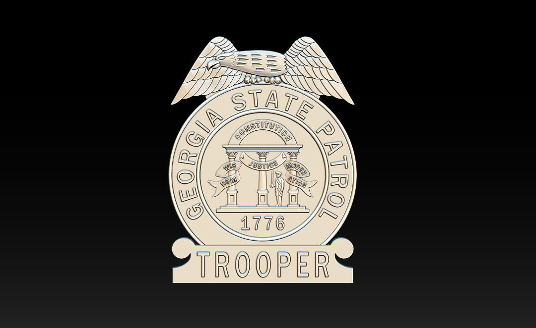 Collection of legal badges 3D print model_20