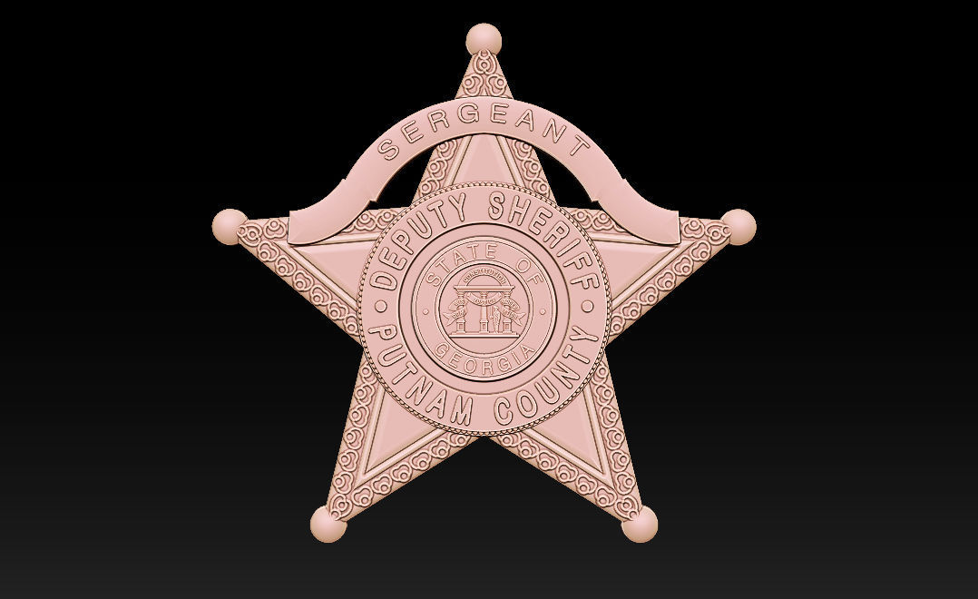 Collection of legal badges 3D print model_38