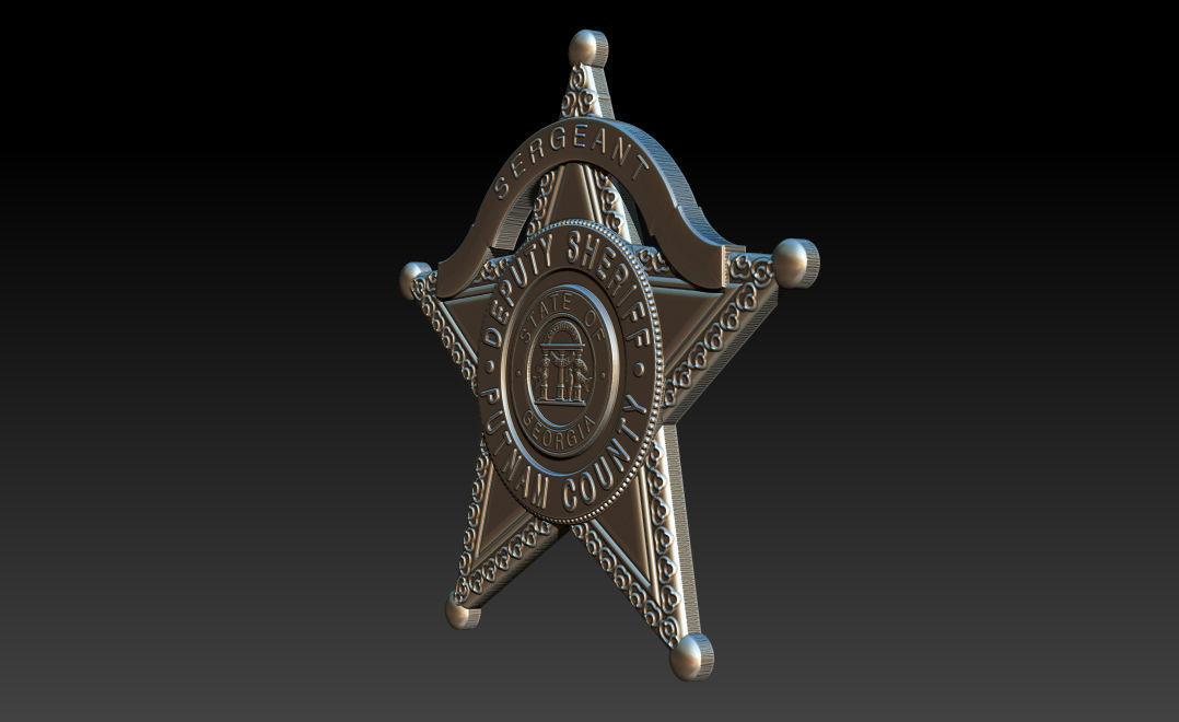 Collection of legal badges 3D print model_45