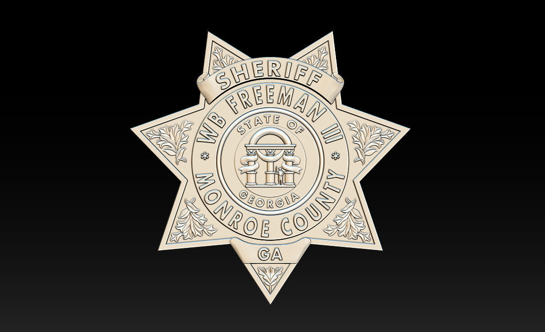 Collection of legal badges 3D print model_54