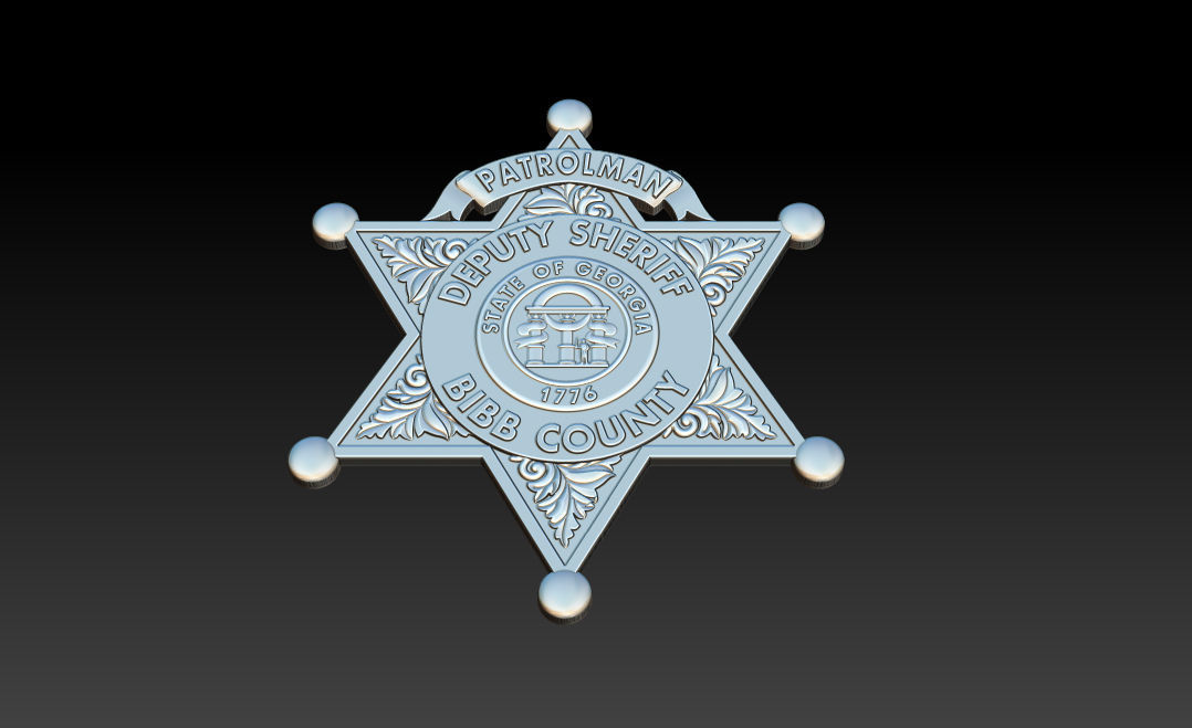 Collection of legal badges 3D print model_66