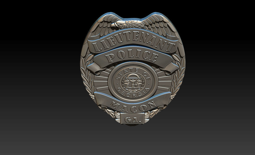 Collection of legal badges 3D print model_5