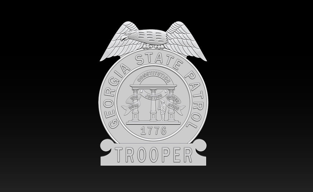 Collection of legal badges 3D print model_16