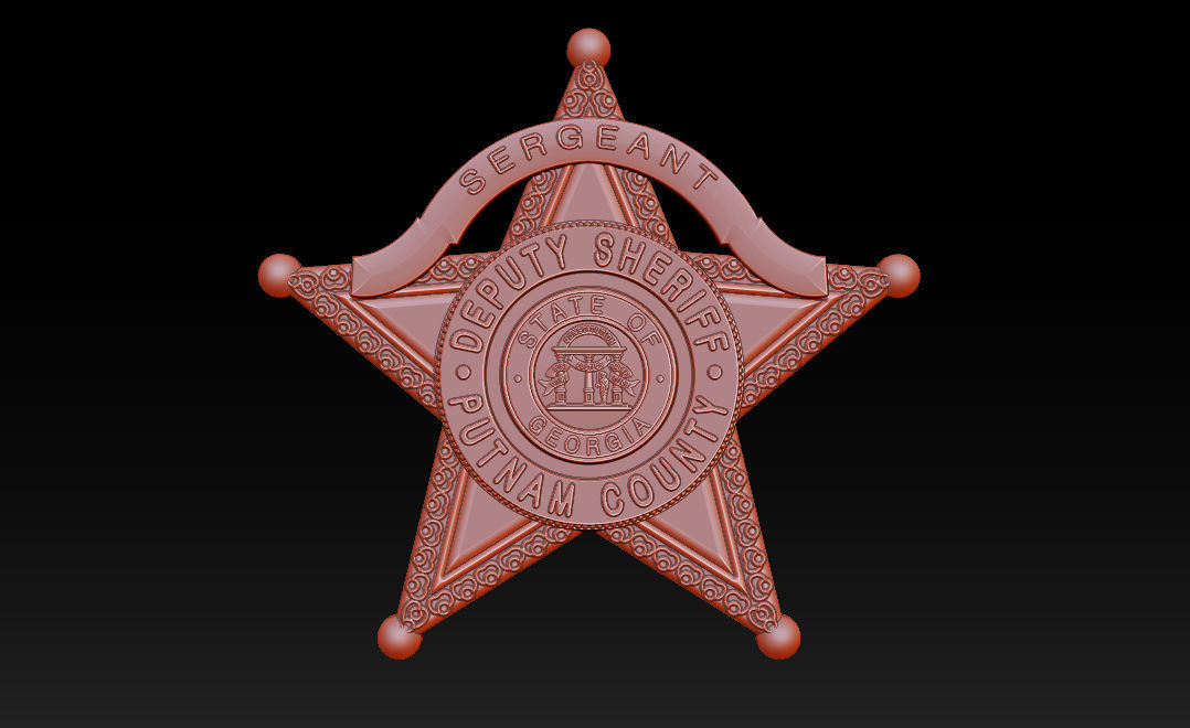 Collection of legal badges 3D print model_34