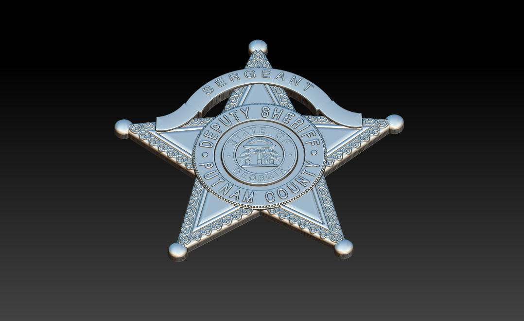 Collection of legal badges 3D print model_36