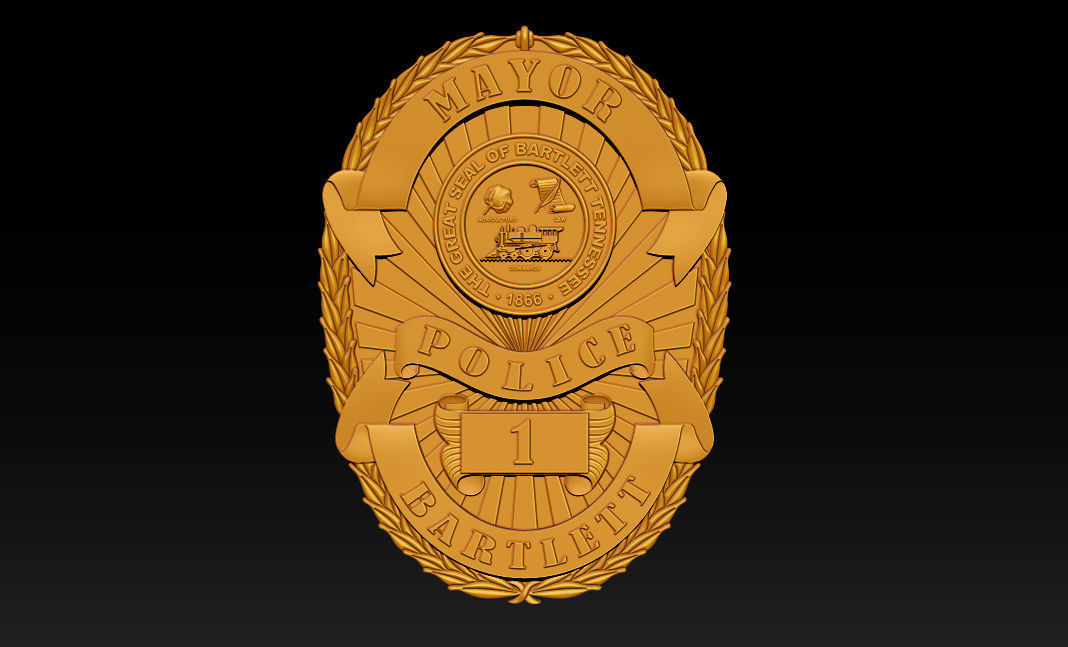 Collection of legal badges 3D print model_75