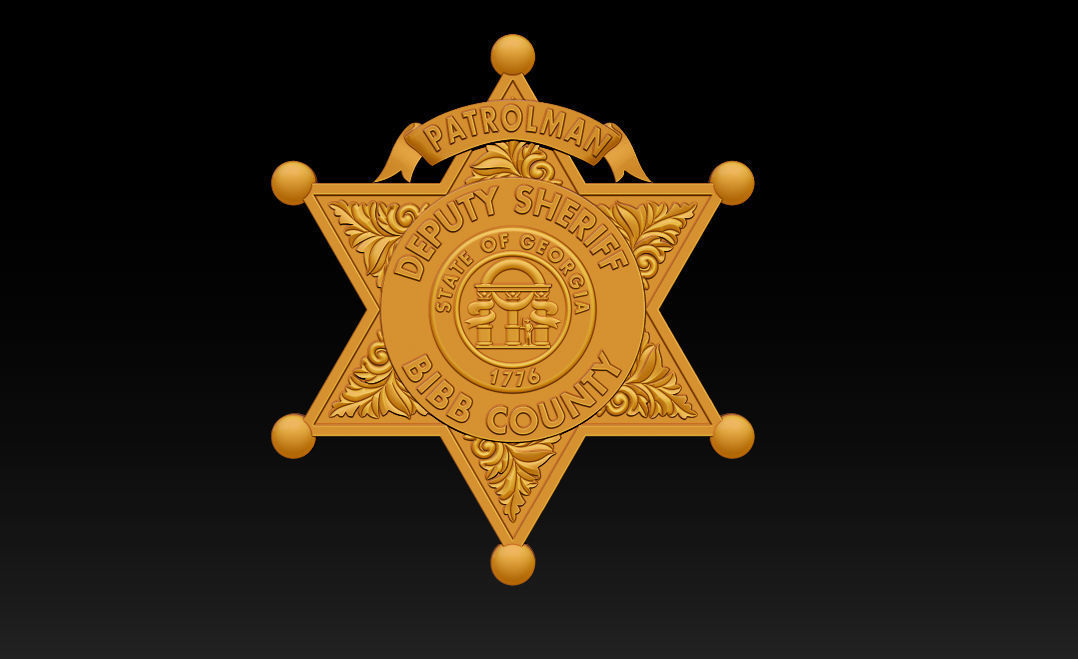 Collection of legal badges 3D print model_61