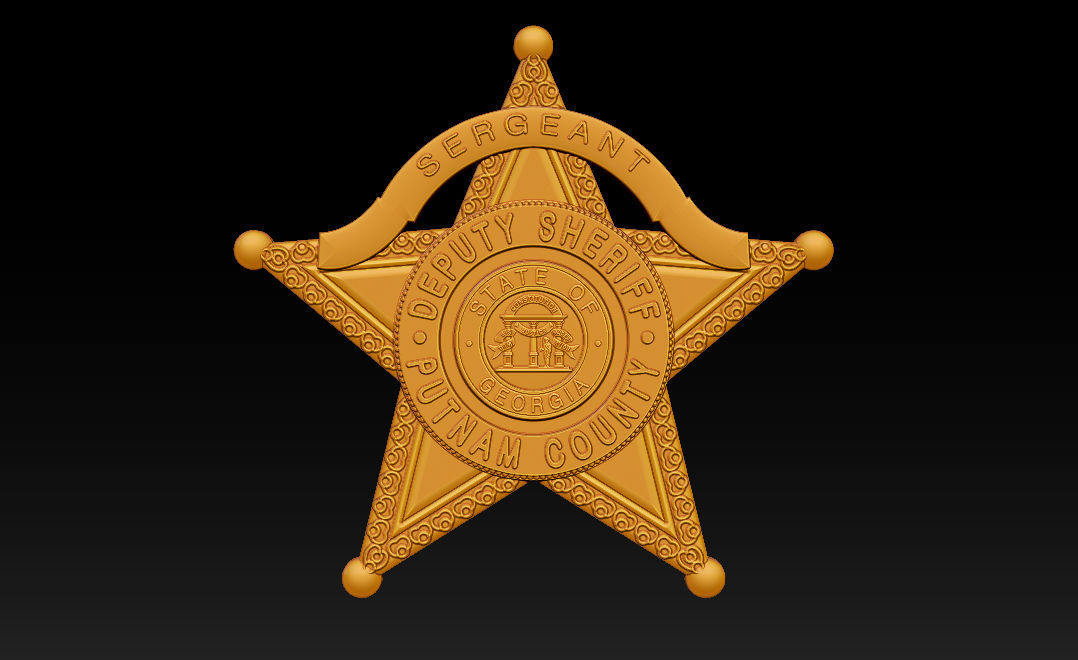 Collection of legal badges 3D print model_42