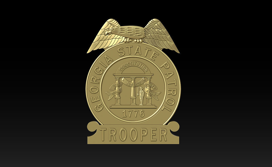 Collection of legal badges 3D print model_19