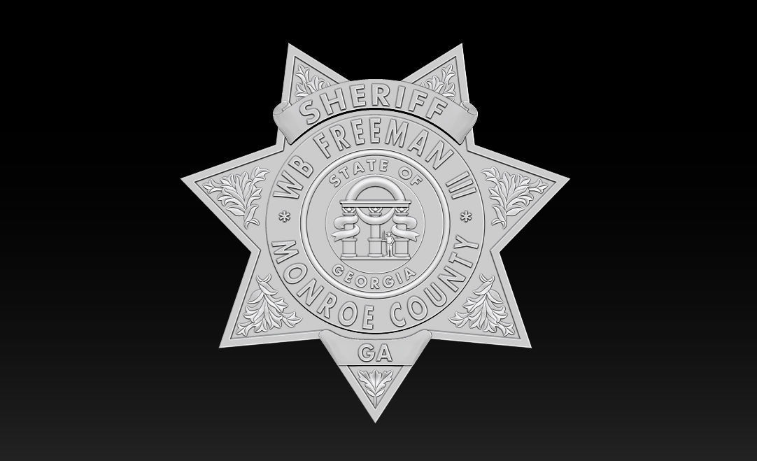 Collection of legal badges 3D print model_51