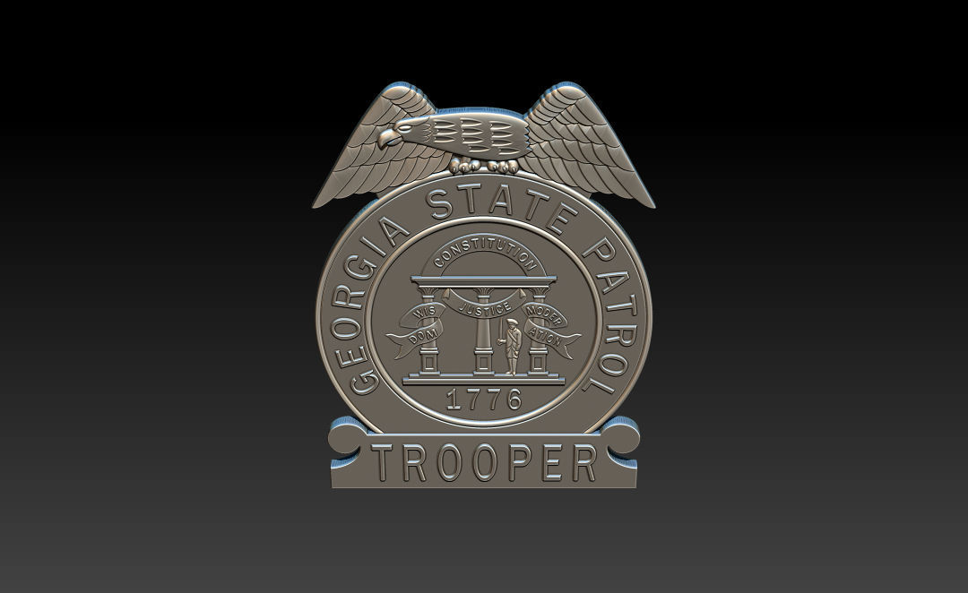 Collection of legal badges 3D print model_14