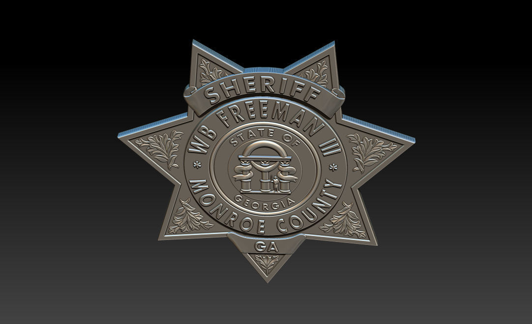 Collection of legal badges 3D print model_48