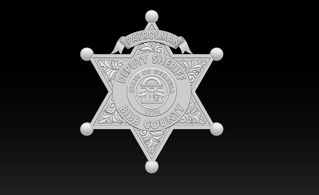 Collection of legal badges 3D print model_60