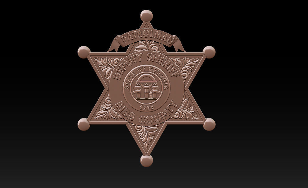 Collection of legal badges 3D print model_59