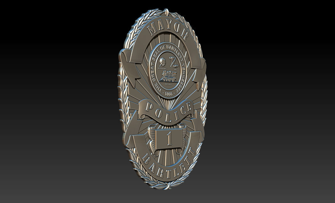 Collection of legal badges 3D print model_72