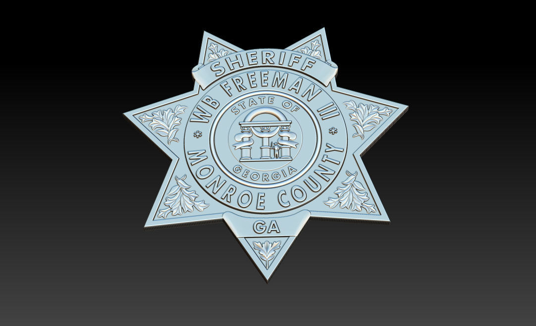 Collection of legal badges 3D print model_47